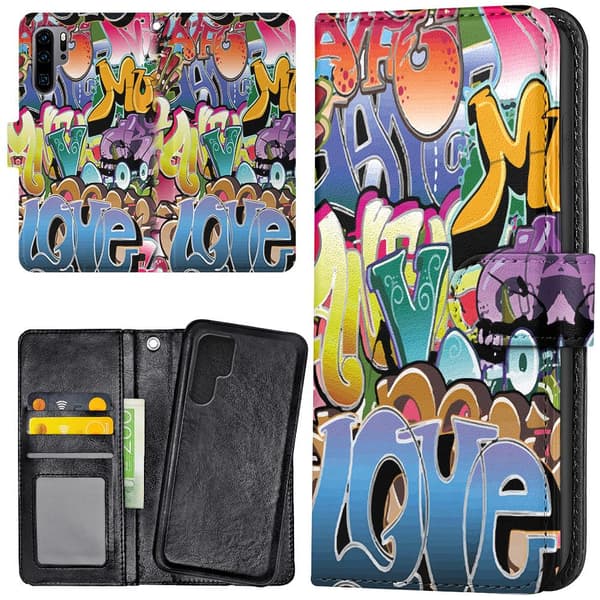 Huawei P30 Pro - Mobilcover/Etui Cover Graffiti