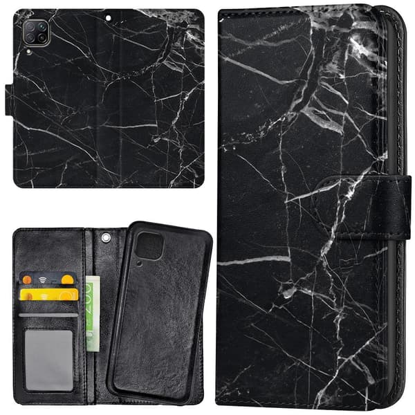 Huawei P40 Lite - Lommebok Deksel Marmor