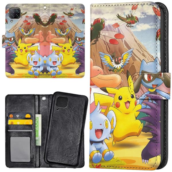 Huawei P40 Lite - Lompakkokotelo/Kuoret Pokemon