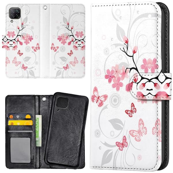 Huawei P40 Lite - Lompakkokotelo/Kuoret Luonnonkuosi