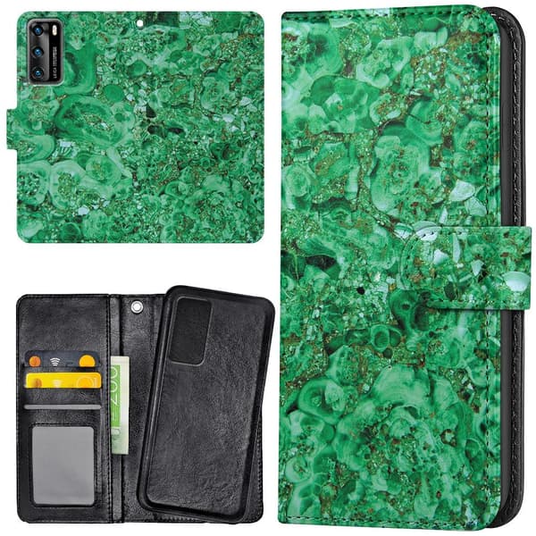 Huawei P40 Pro - Lommebok Deksel Marmor