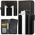 Miniatyrbillede 1 af 2: Huawei Y6 (2019) - Mobilcover/Etui Cover Langstrakte Katte