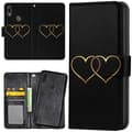 Miniatyrbild 1 av 2: Huawei Y6 (2019) - Plånboksfodral/Skal Double Hearts