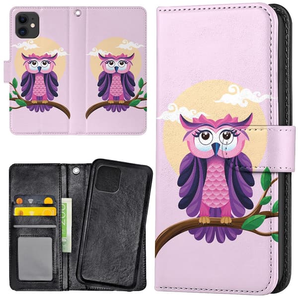 iPhone 12/12 Pro - Lommebok Deksel Fin Ugle
