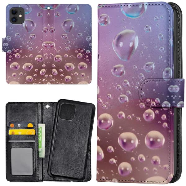 iPhone 12/12 Pro - Lommebok Deksel Bobler