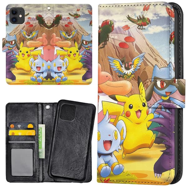 iPhone 12/12 Pro - Lommebok Deksel Pokemon