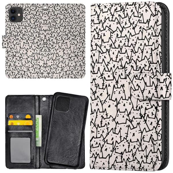 iPhone 12 Mini - Lommebok Deksel Kattgruppe