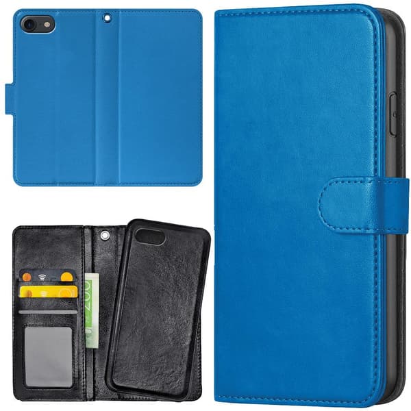 iPhone 5/5S/SE - Mobilcover/Etui Cover Blå