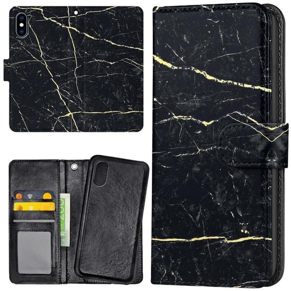 iPhone X/XS - Mobilcover/Etui Cover Marmor