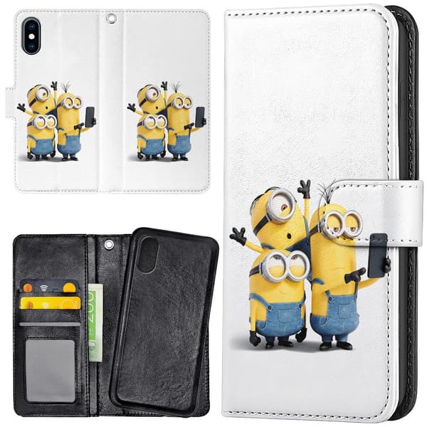 iPhone XR - Plånboksfodral/Skal Minions