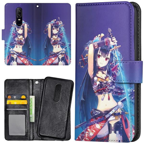 OnePlus 7 - Plånboksfodral/Skal Anime