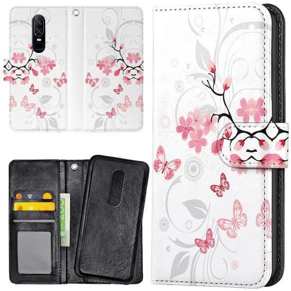 OnePlus 7 - Mobilcover/Etui Cover Naturligt Mønster
