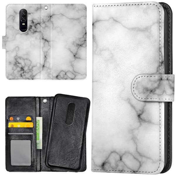 OnePlus 7 - Mobilcover/Etui Cover Marmor