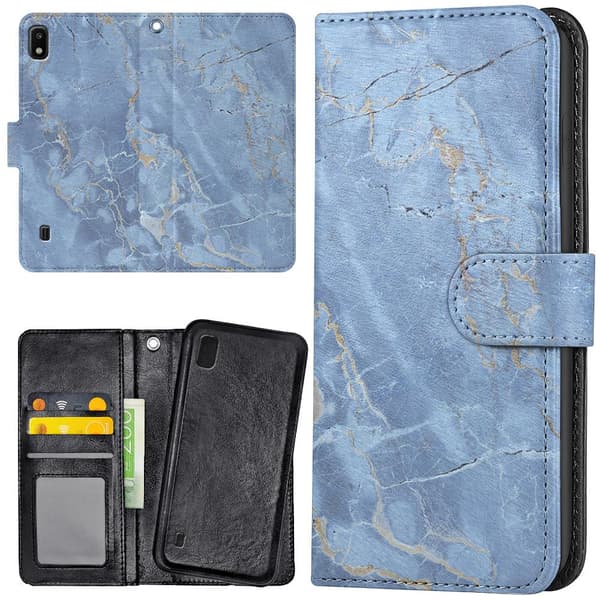 Samsung Galaxy A10 - Lommebok Deksel Marmor