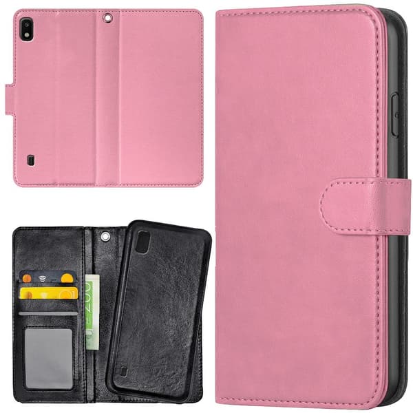 Samsung Galaxy A10 - Mobilcover/Etui Cover Lysrosa