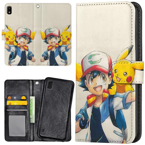 Samsung Galaxy A10 - Lommebok Deksel Pokemon