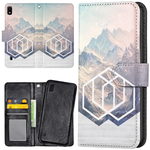 Samsung Galaxy A10 - Lommebok Deksel Kunst Fjell