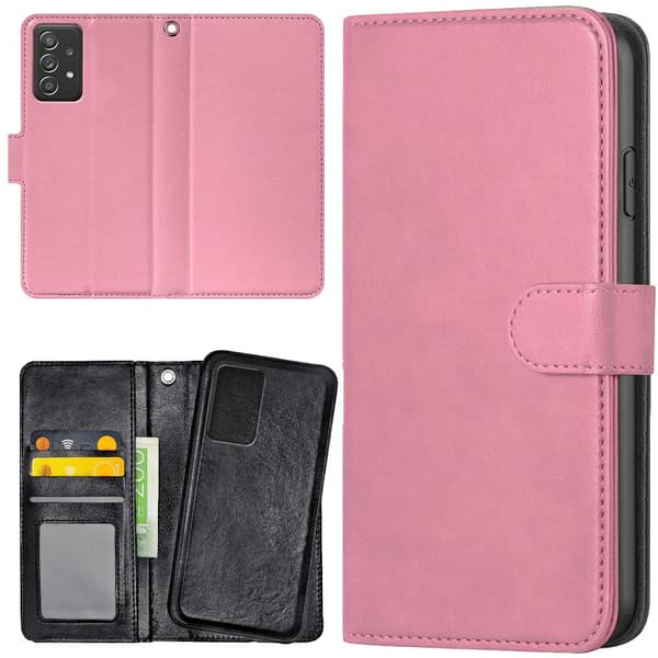 Samsung Galaxy A52/A52s 5G - Mobilcover/Etui Cover Lysrosa