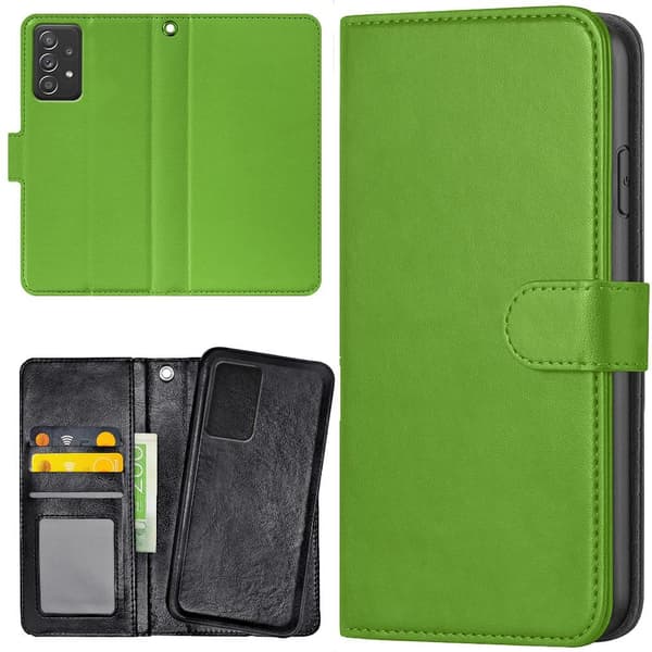 Samsung Galaxy A52/A52s 5G - Mobilcover/Etui Cover Limegrøn