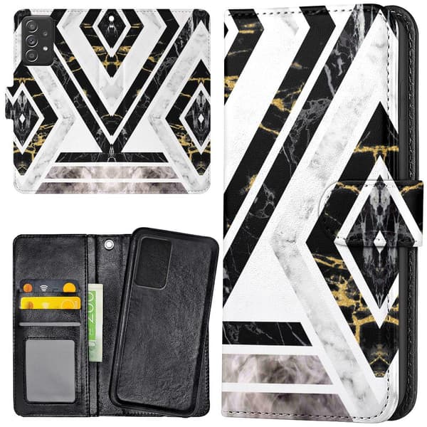 Samsung Galaxy A52/A52s 5G - Mobilcover/Etui Cover Skræv Mønster