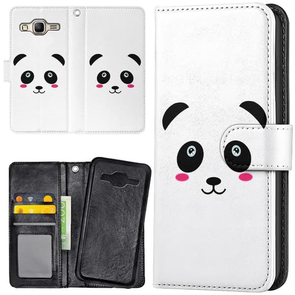 Samsung Galaxy J3 (2016) - Mobilcover/Etui Cover Panda
