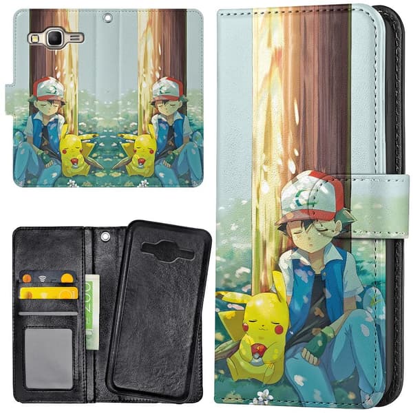 Samsung Galaxy J3 (2016) - Lommebok Deksel Pokemon