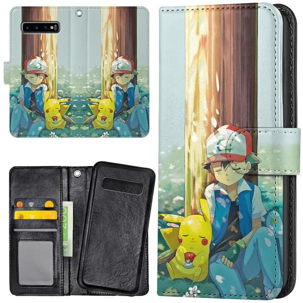 Samsung Galaxy S10 - Lommebok Deksel Pokemon