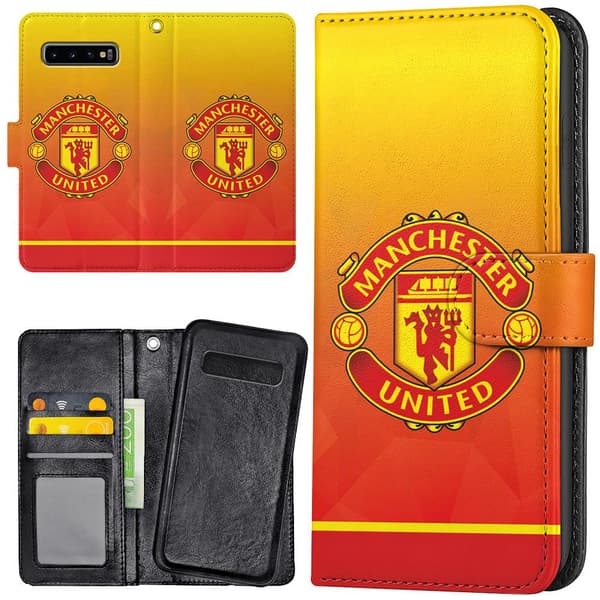 Samsung Galaxy S10 - Lompakkokotelo/Kuoret Manchester United