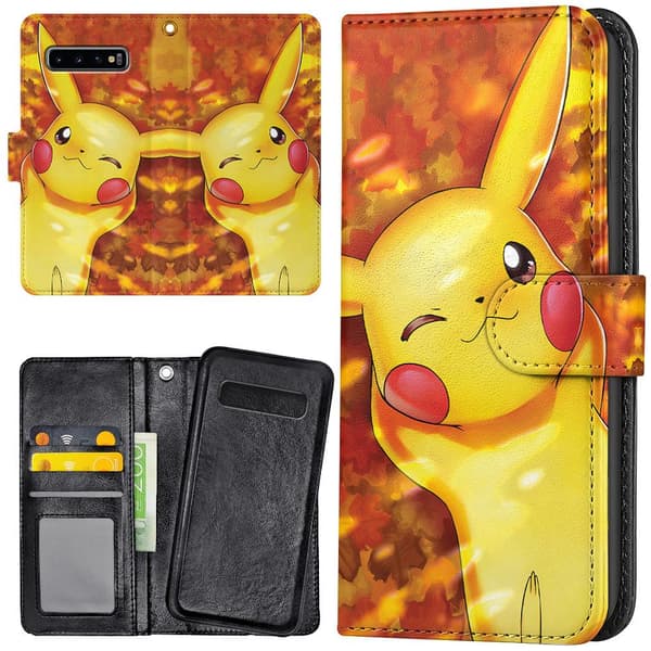 Samsung Galaxy S10 - Lommebok Deksel Pokemon