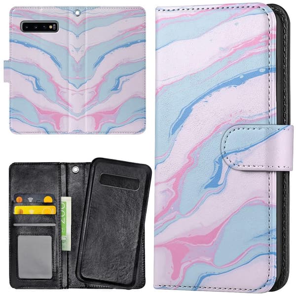 Samsung Galaxy S10 - Mobilcover/Etui Cover Marmor