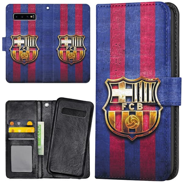 Samsung Galaxy S10 - Lommebok Deksel FC Barcelona