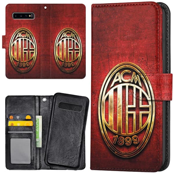 Samsung Galaxy S10 Plus - Lompakkokotelo/Kuoret A.C Milan