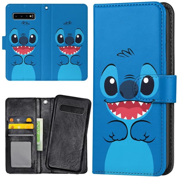 Samsung Galaxy S10 Plus - Lommebok Deksel Stitch