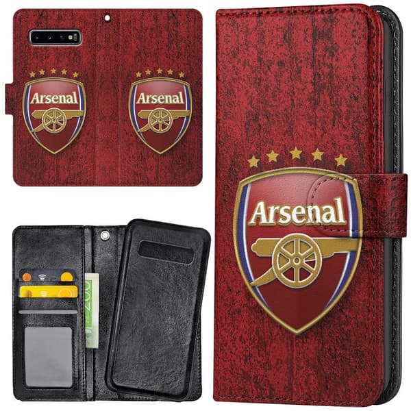 Samsung Galaxy S10 Plus - Lompakkokotelo/Kuoret Arsenal