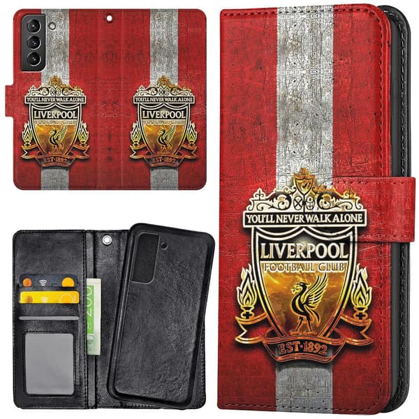 Samsung Galaxy S21 - Plånboksfodral/Skal Liverpool