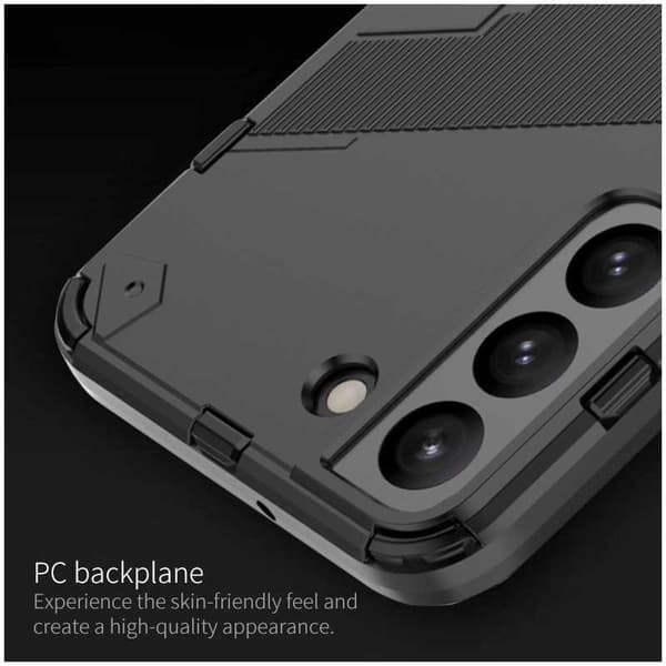 Samsung S21 FE Stöttåligt Skal med Kickstand ThinArmor V2