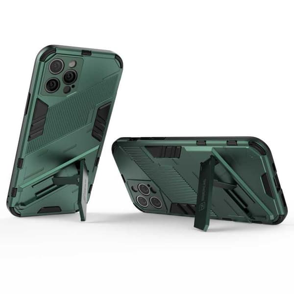 iPhone 12 Pro stødsikkert etui med Kickstand ThinArmor V2