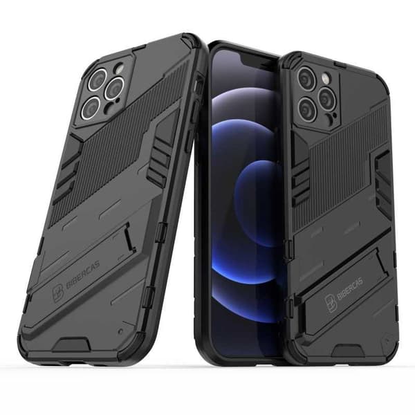 iPhone 12 Pro stødsikkert etui med Kickstand ThinArmor V2