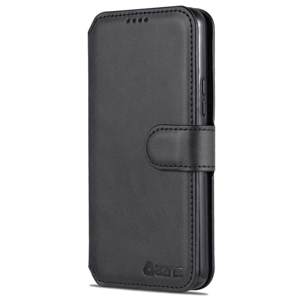 SKALO Samsung S22+ AZNS Premium Cut Plånboksfodral - Svart