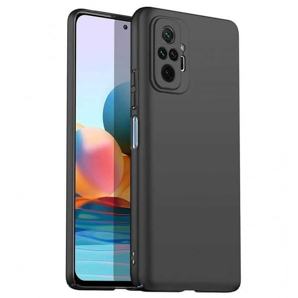 Xiaomi Redmi Note 10 Pro tyndt mat sort cover Basic V2