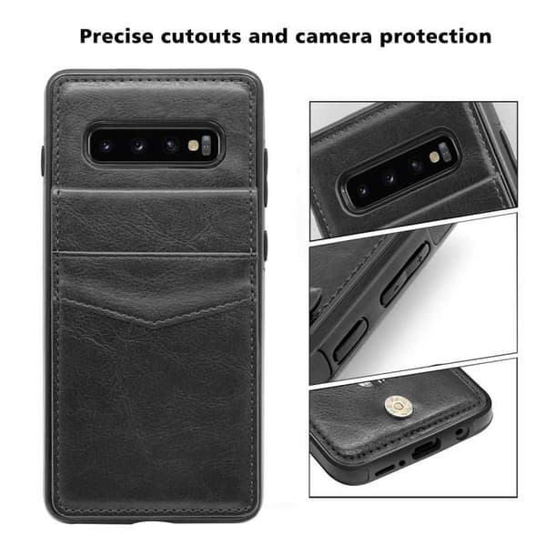 Samsung S10e Mobilskal Korthållare 4-FACK Retro V3