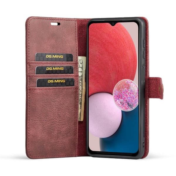 Wallet DG-Ming 2i1 Samsung Galaxy A13 4G - Rød
