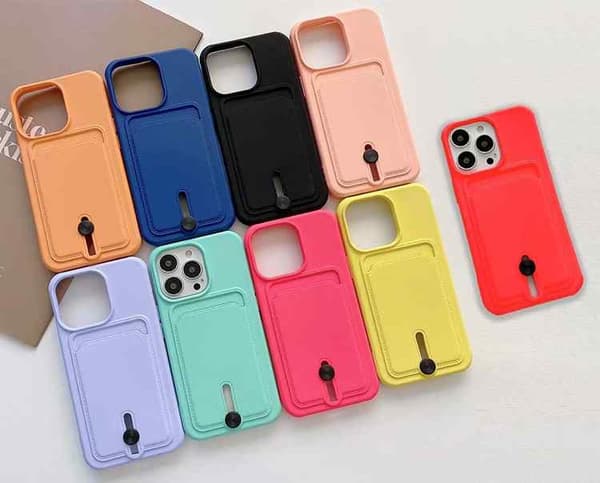 iPhone 13 Mini-skal - kortåbning Lyserød Rosa