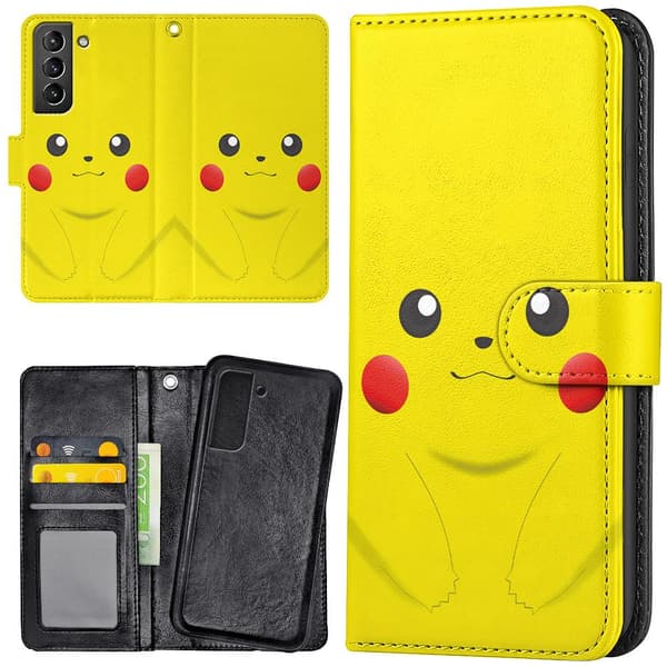 Samsung Galaxy S21 - Lommebok Deksel Pikachu / Pokemon