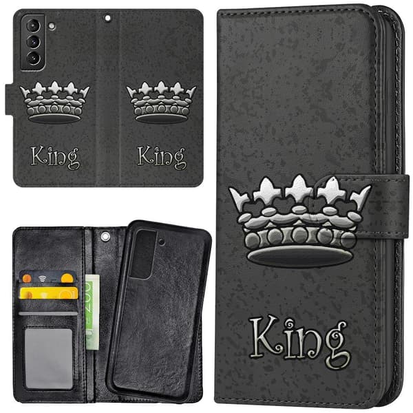 Samsung Galaxy S21 - Plånboksfodral/Skal King