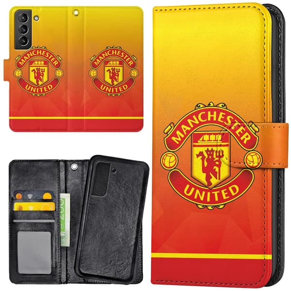 Samsung Galaxy S21 - Plånboksfodral/Skal Manchester United
