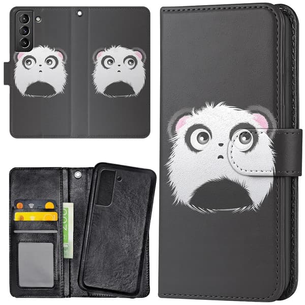 Samsung Galaxy S21 Plus - Mobilcover/Etui Cover Pandahoved