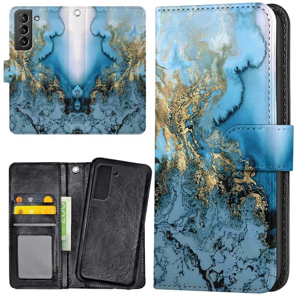 Samsung Galaxy S21 Plus - Lommebok Deksel Kunstmønster