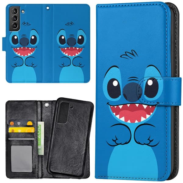 Samsung Galaxy S21 Plus - Plånboksfodral/Skal Stitch