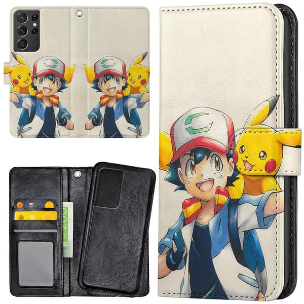Samsung Galaxy S21 Ultra - Mobilcover/Etui Cover Pokemon Samsung Galaxy S21 Ultra - Mobilcover/Etui Cover Pokemon